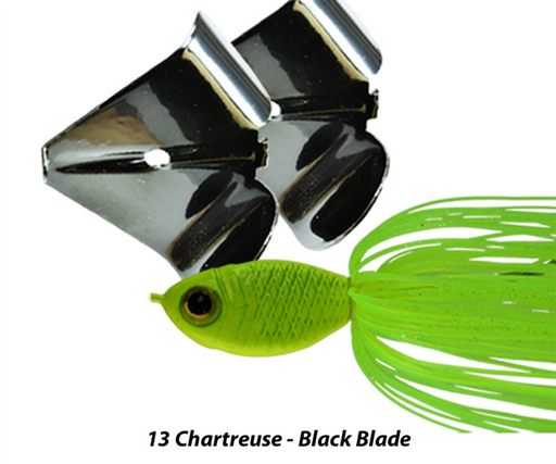 Greenfish Tackle Hammerhead Buzz - 1/2oz - Black/Black